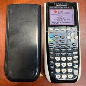 Texas Instruments TI-84 Plus C Silver Edition Graphing Calculator - Black